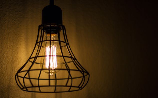 vintage industrial lamp