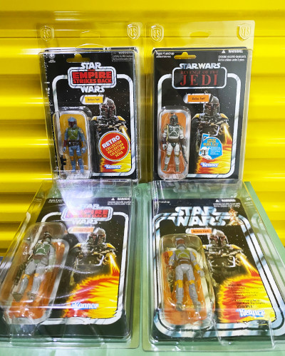 Star wars figurine collection carded