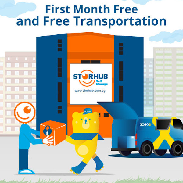 transportation to storage space near Punggol and Bukit Merah